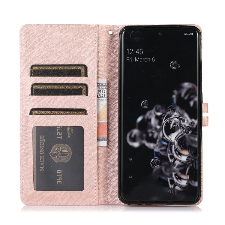 For Samsung Galaxy S20 Ultra Cross Texture Horizontal Flip Leather Phone Case