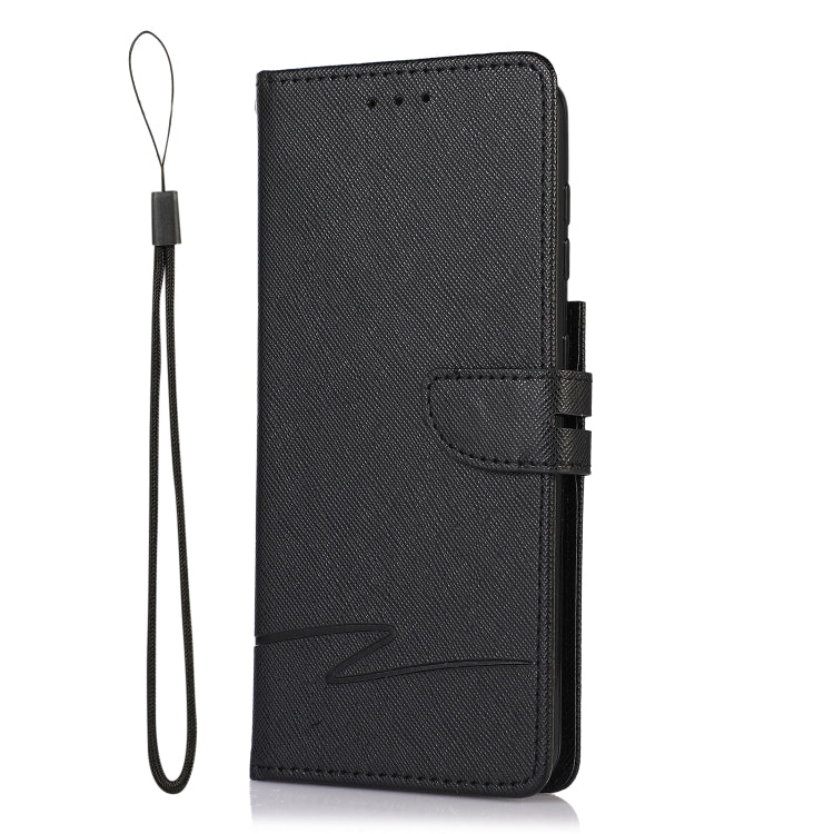 For Samsung Galaxy S21 5G Cross Texture Horizontal Flip Leather Phone Case