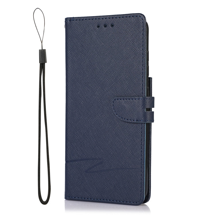 For Samsung Galaxy S21 FE 5G Cross Texture Horizontal Flip Leather Phone Case