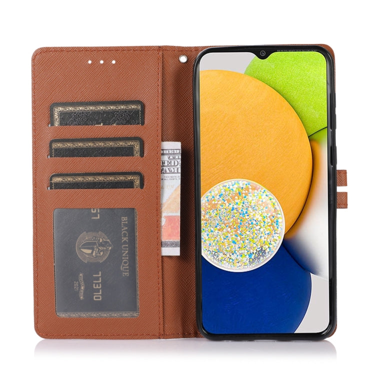 For Samsung Galaxy S21+ 5G Cross Texture Horizontal Flip Leather Phone Case