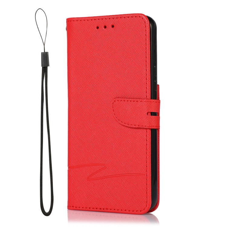 For Samsung Galaxy S22 5G Cross Texture Horizontal Flip Leather Phone Case