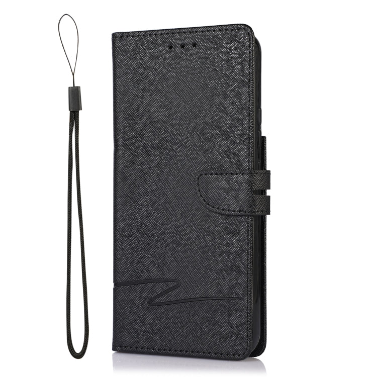 For Samsung Galaxy S22+ 5G Cross Texture Horizontal Flip Leather Phone Case