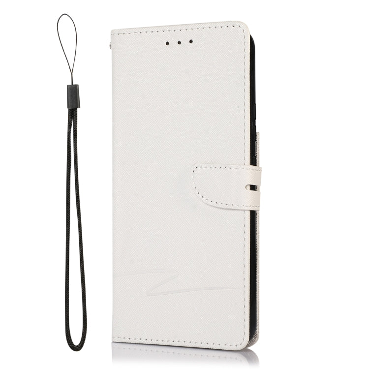 For Samsung Galaxy S22+ 5G Cross Texture Horizontal Flip Leather Phone Case