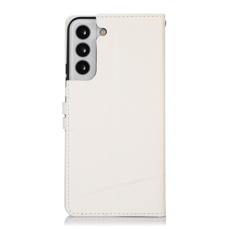 For Samsung Galaxy S22+ 5G Cross Texture Horizontal Flip Leather Phone Case