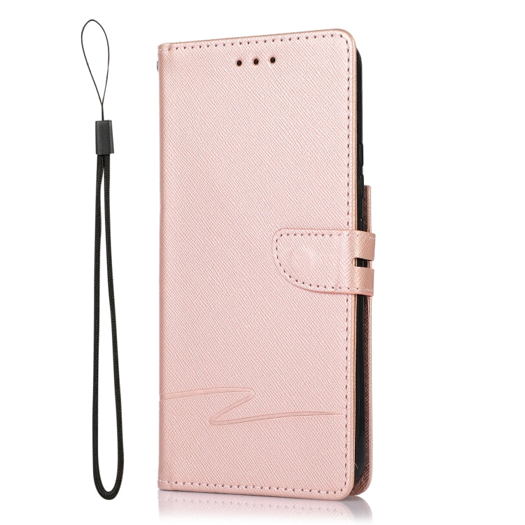 For Samsung Galaxy S22+ 5G Cross Texture Horizontal Flip Leather Phone Case