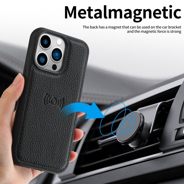 For iPhone 14 Pro Max Magnetic Detachable Leather Phone Case