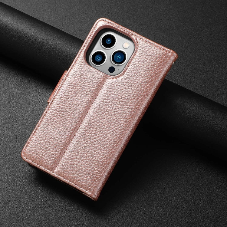 For iPhone 14 Pro Max Magnetic Detachable Leather Phone Case