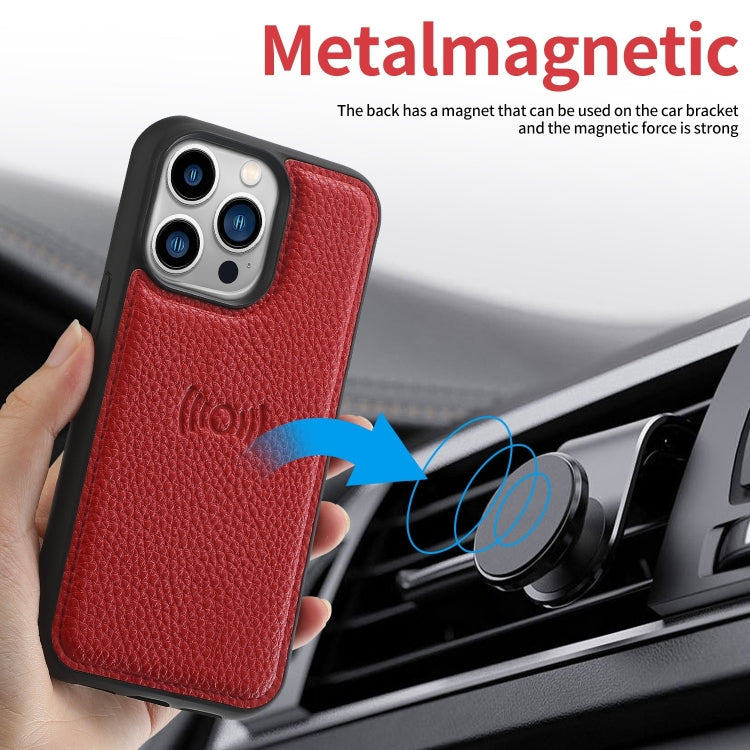 For iPhone 14 Pro Max Magnetic Detachable Leather Phone Case