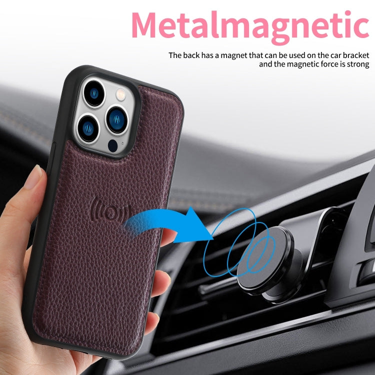 For iPhone 14 Pro Max Magnetic Detachable Leather Phone Case