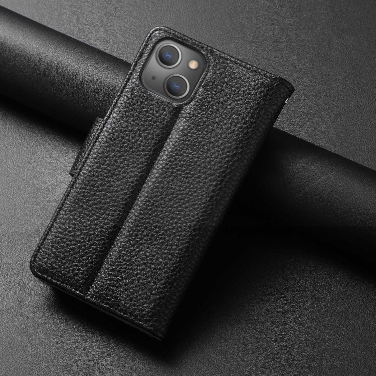 For iPhone 14 Magnetic Detachable Leather Phone Case