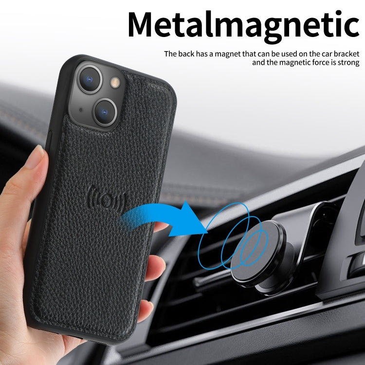 For iPhone 14 Magnetic Detachable Leather Phone Case