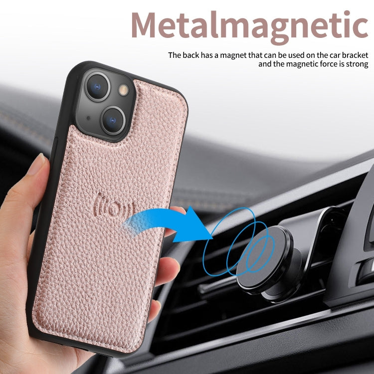 For iPhone 14 Magnetic Detachable Leather Phone Case