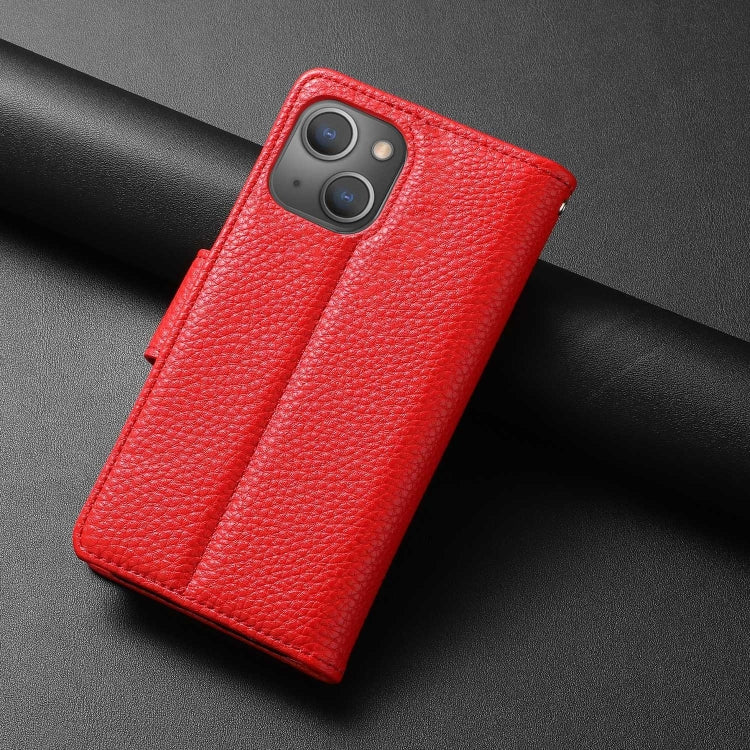 For iPhone 14 Magnetic Detachable Leather Phone Case