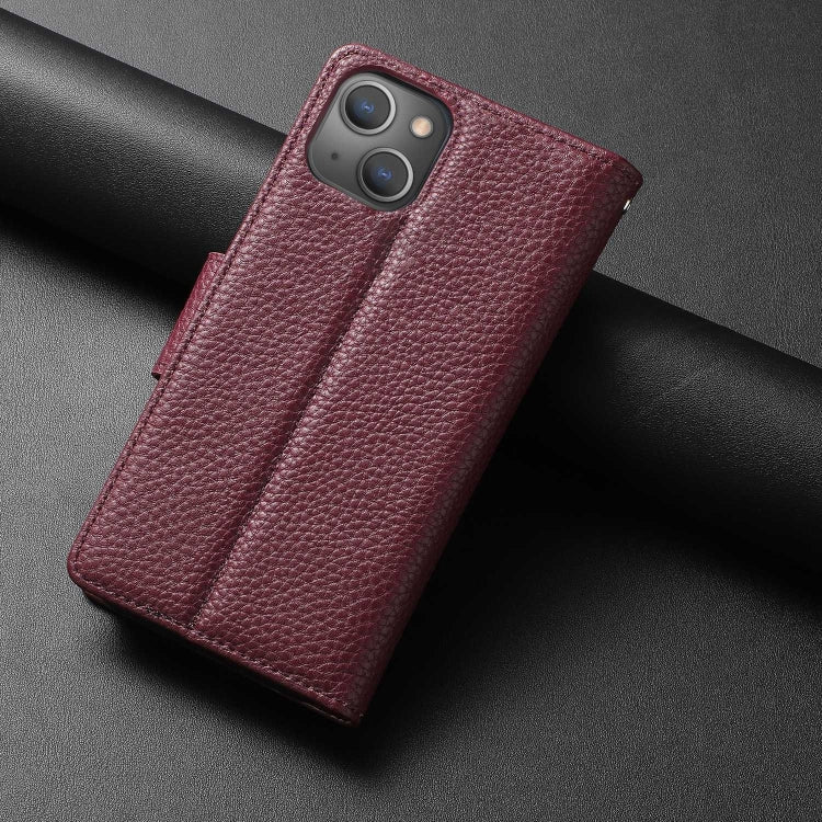 For iPhone 14 Magnetic Detachable Leather Phone Case
