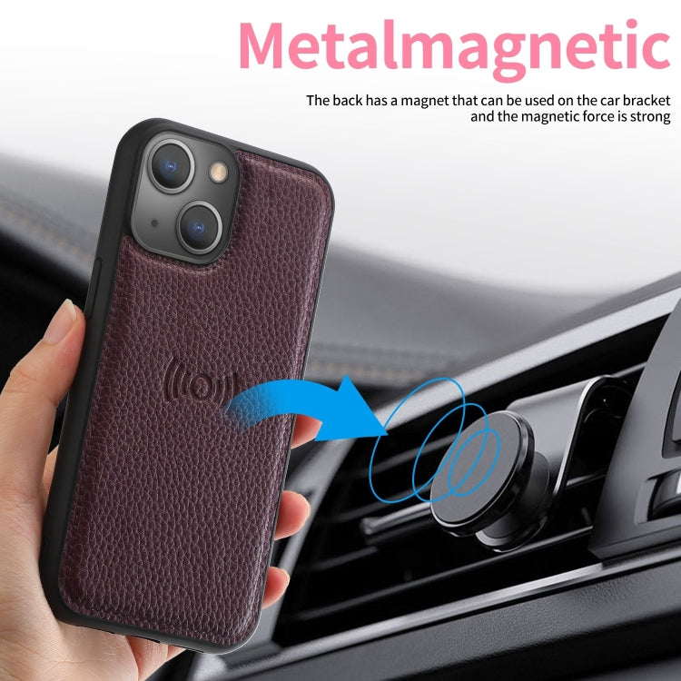 For iPhone 14 Magnetic Detachable Leather Phone Case