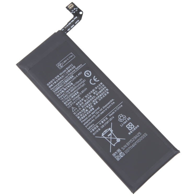 BM52 5260mAh Li-Polymer Battery Replacement For Xiaomi Mi CC9 Pro / Mi Note 10 / Mi Note 10 Pro / Mi Note 10 Lite