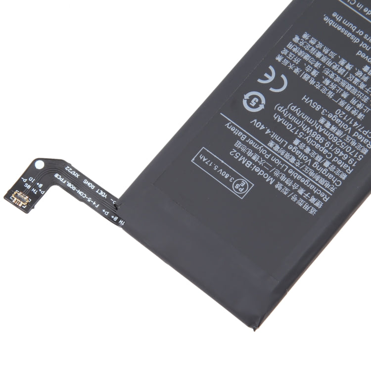 BM52 5260mAh Li-Polymer Battery Replacement For Xiaomi Mi CC9 Pro / Mi Note 10 / Mi Note 10 Pro / Mi Note 10 Lite