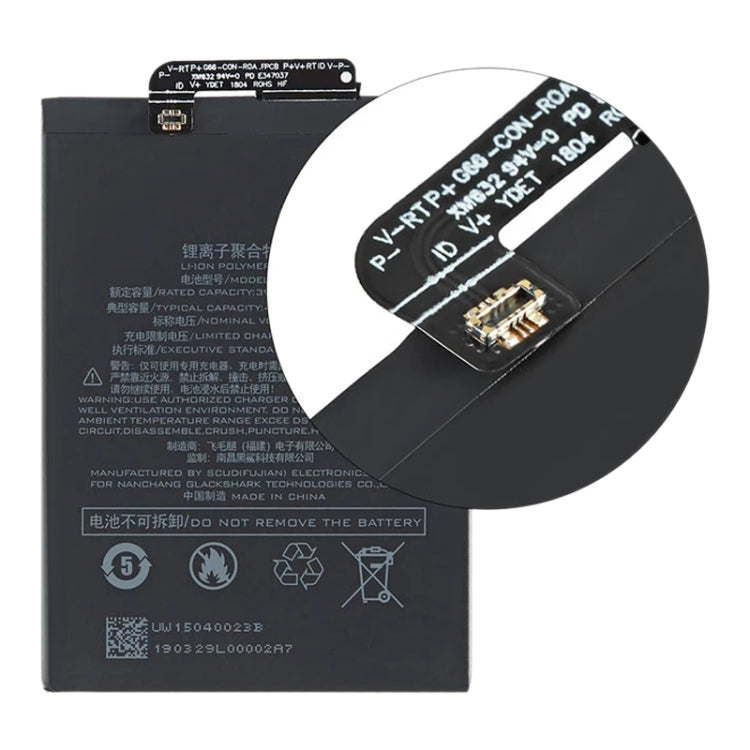 BS01FA 4000mAh Li-Polymer Battery Replacement For Xiaomi Black Shark / Black Shark Helo