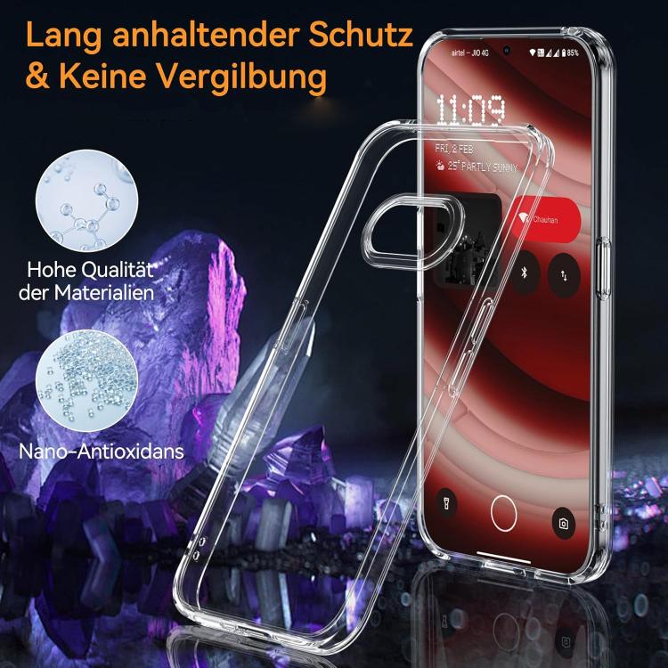 For Nothing Phone 4a Pro All-inclusive Transparent Shockproof Phone Case