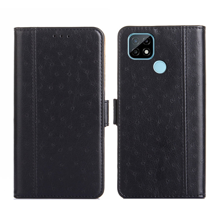 For Realme C21 Ostrich Texture Flip Leather Phone Case