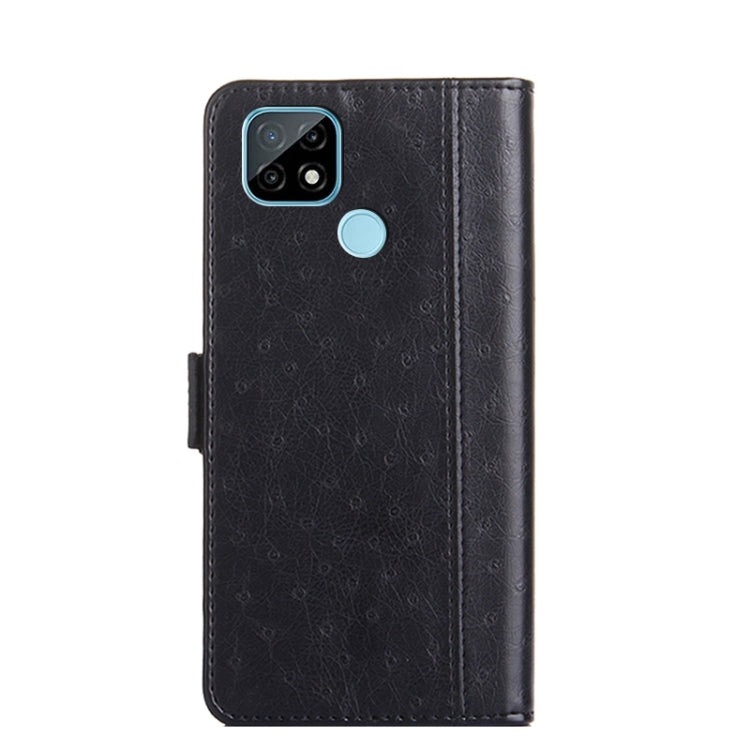 For Realme C21 Ostrich Texture Flip Leather Phone Case