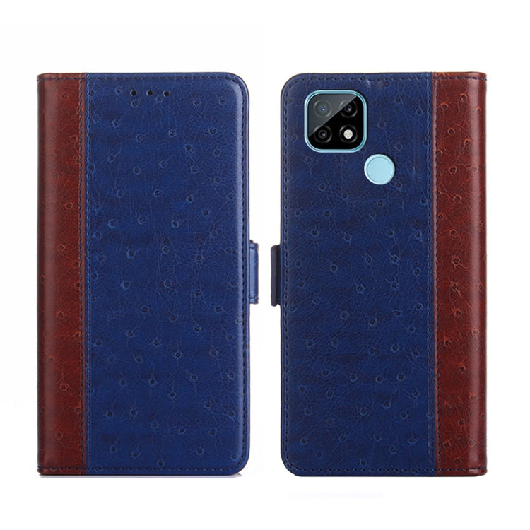 For Realme C21 Ostrich Texture Flip Leather Phone Case