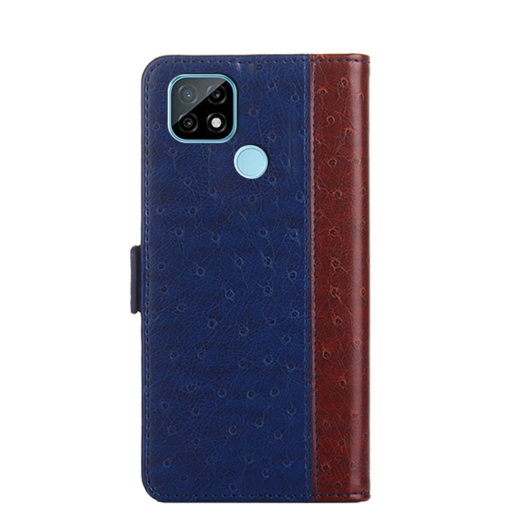 For Realme C21 Ostrich Texture Flip Leather Phone Case