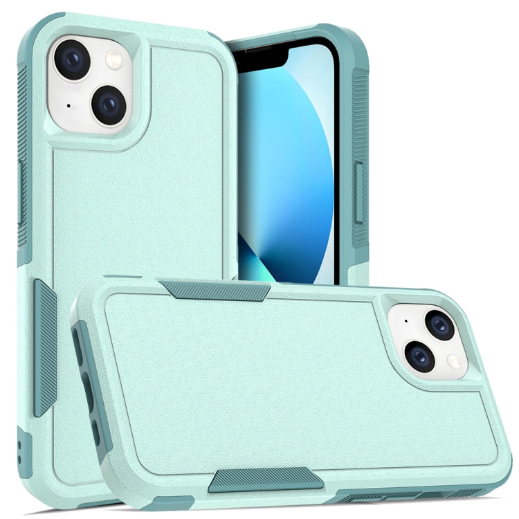 For iPhone 14 Soft TPU Hard PC Phone Case
