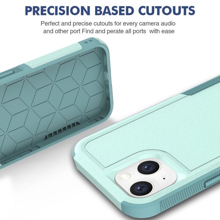 For iPhone 14 Soft TPU Hard PC Phone Case