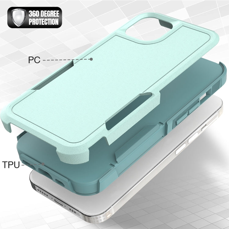 For iPhone 14 Soft TPU Hard PC Phone Case