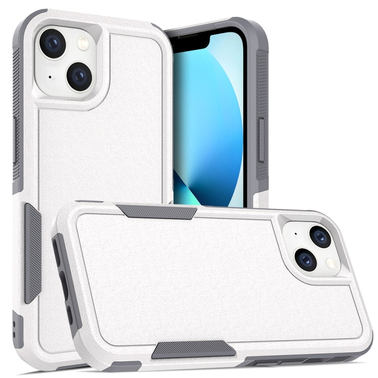 For iPhone 14 Soft TPU Hard PC Phone Case
