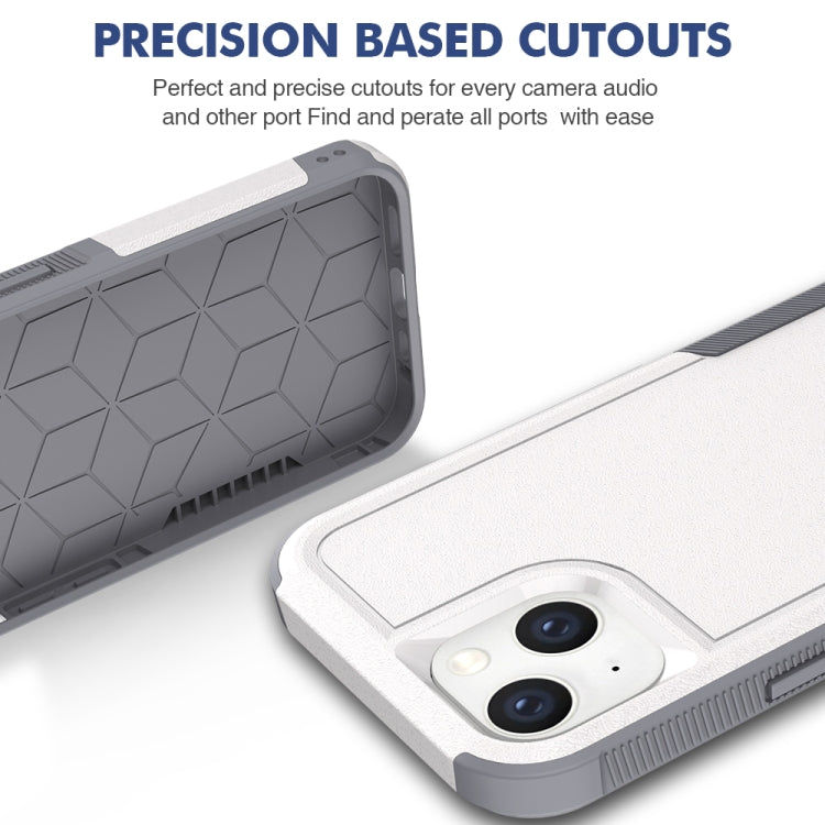 For iPhone 14 Soft TPU Hard PC Phone Case