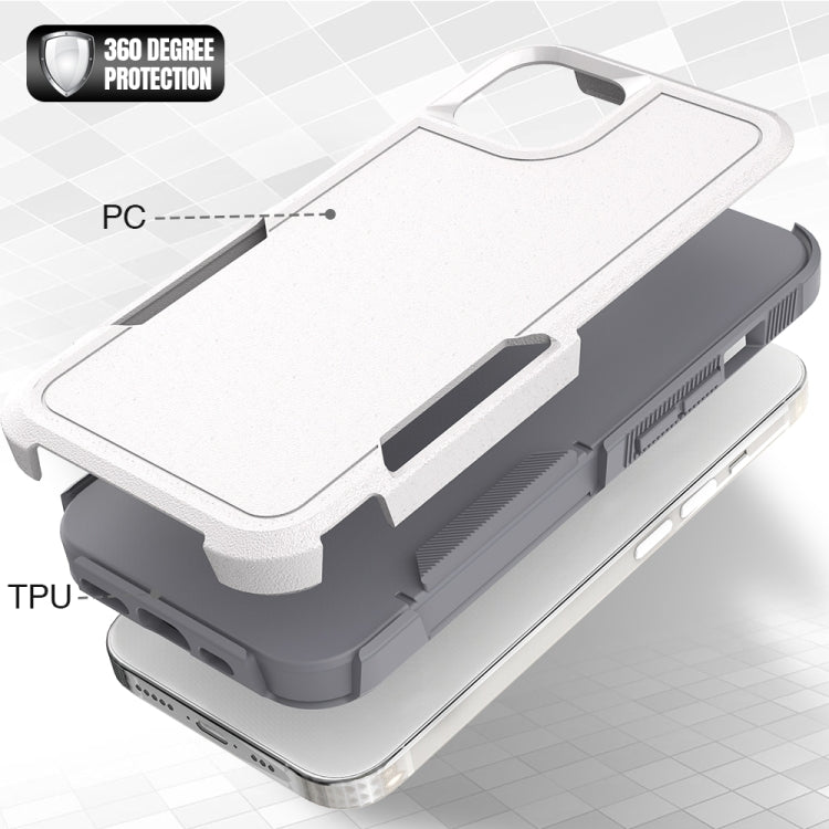 For iPhone 14 Soft TPU Hard PC Phone Case