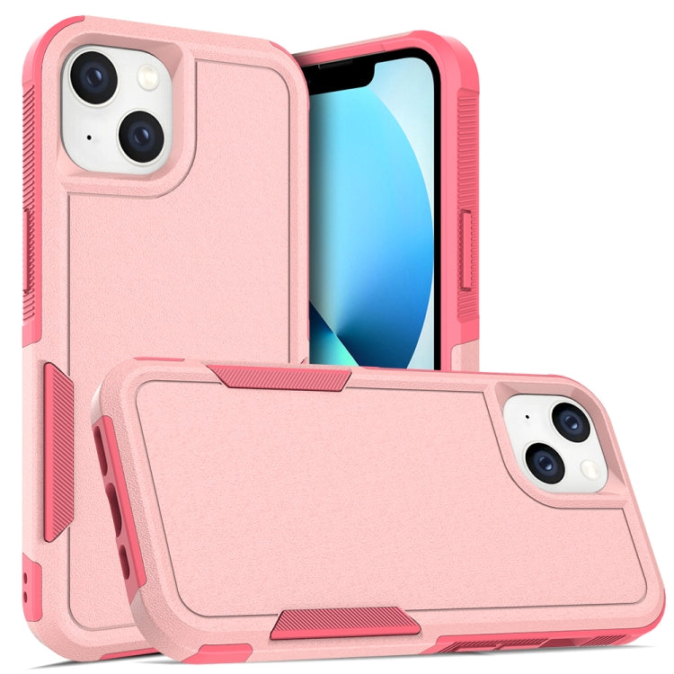 For iPhone 14 Soft TPU Hard PC Phone Case