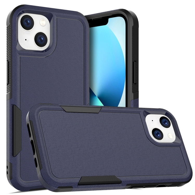 For iPhone 14 Soft TPU Hard PC Phone Case