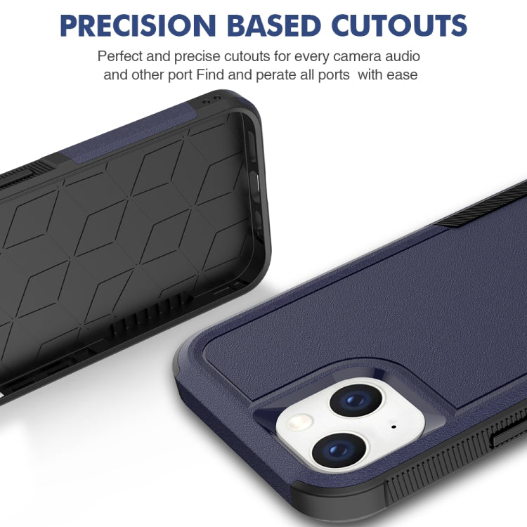 For iPhone 14 Soft TPU Hard PC Phone Case