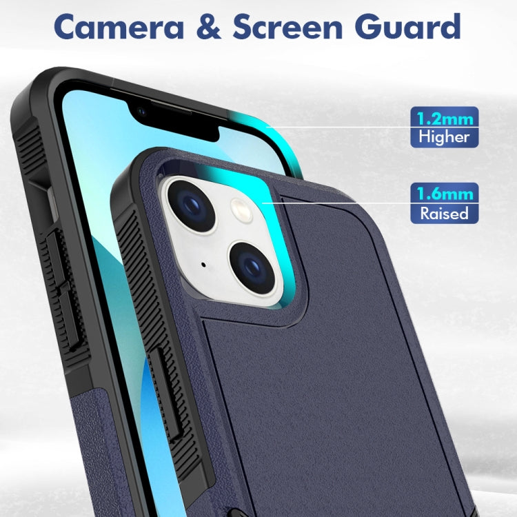For iPhone 14 Soft TPU Hard PC Phone Case