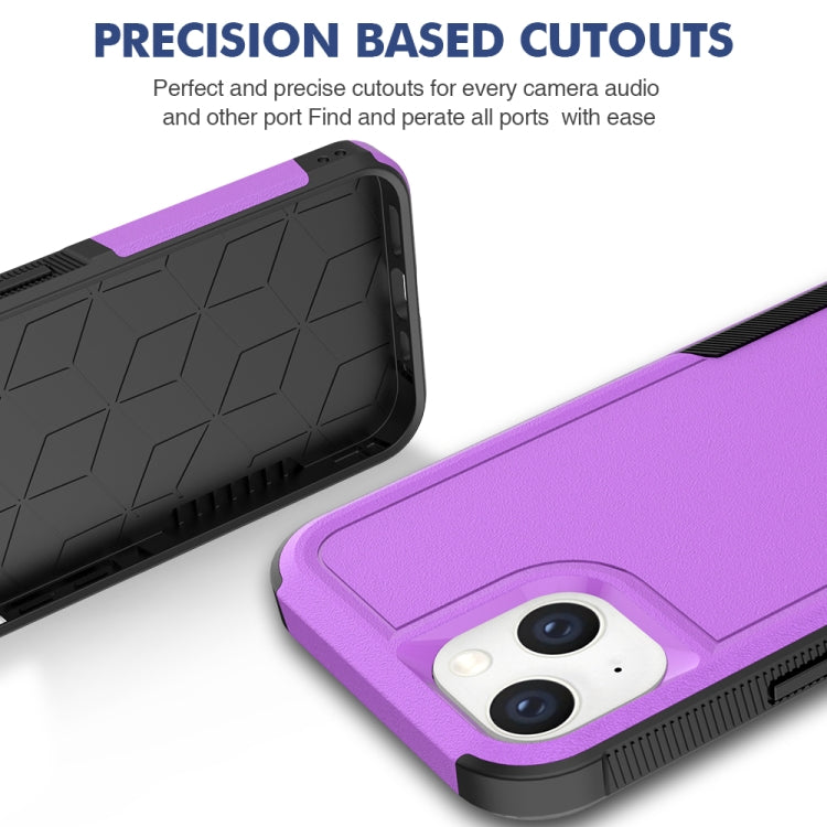 For iPhone 14 Soft TPU Hard PC Phone Case
