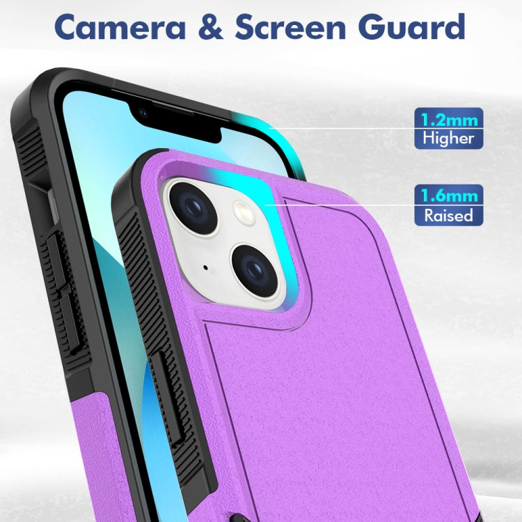 For iPhone 14 Soft TPU Hard PC Phone Case