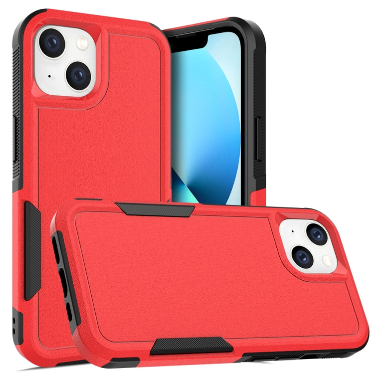 For iPhone 14 Soft TPU Hard PC Phone Case