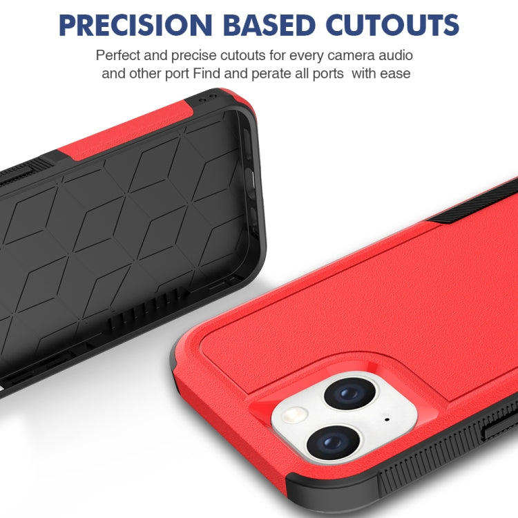 For iPhone 14 Soft TPU Hard PC Phone Case