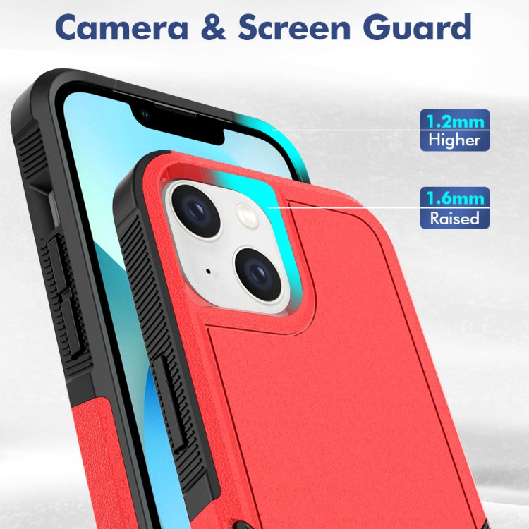For iPhone 14 Soft TPU Hard PC Phone Case