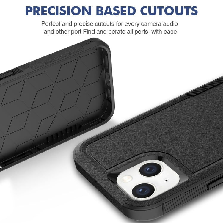 For iPhone 14 Soft TPU Hard PC Phone Case