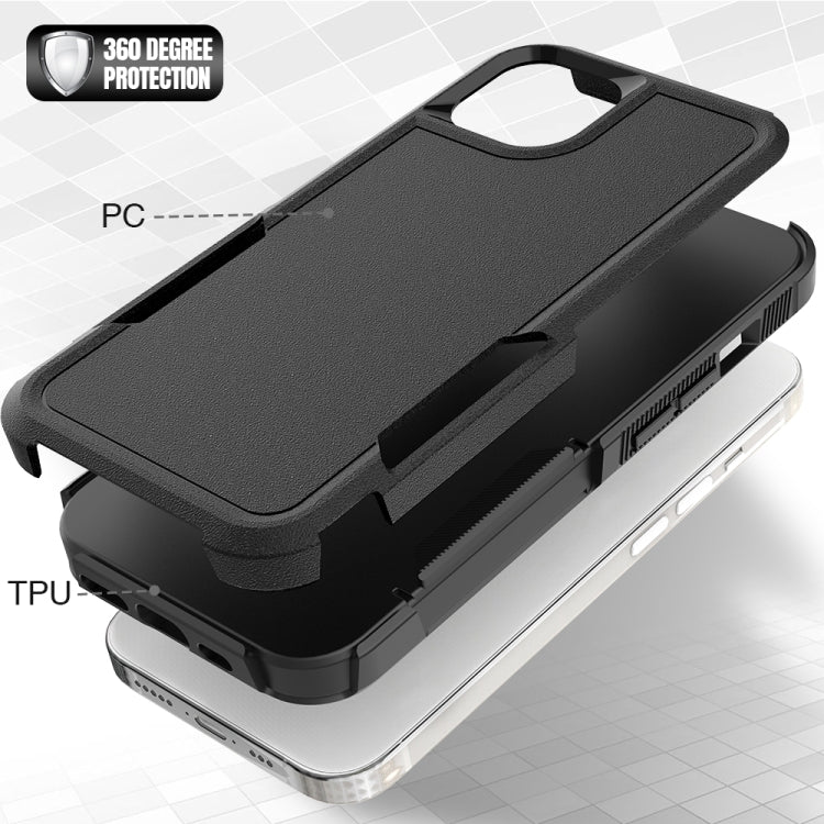 For iPhone 14 Soft TPU Hard PC Phone Case