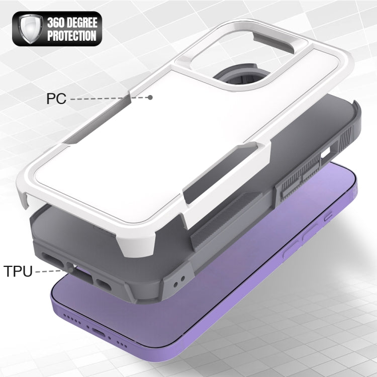 For iPhone 14 Pro Soft TPU Hard PC Phone Case