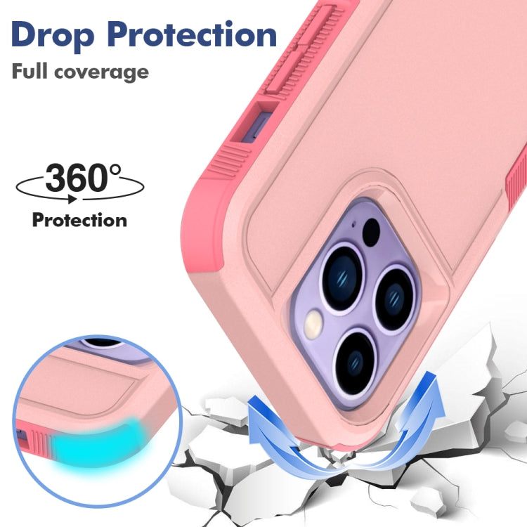 For iPhone 14 Pro Soft TPU Hard PC Phone Case