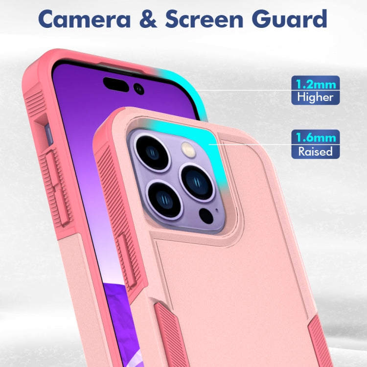 For iPhone 14 Pro Soft TPU Hard PC Phone Case