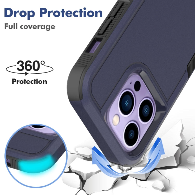 For iPhone 14 Pro Soft TPU Hard PC Phone Case