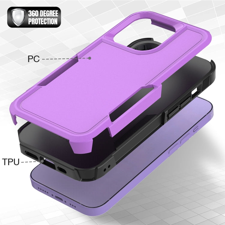 For iPhone 14 Pro Soft TPU Hard PC Phone Case