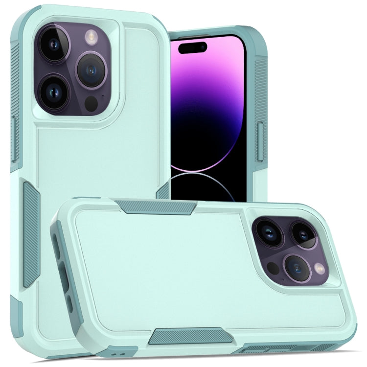 For iPhone 14 Pro Max Soft TPU Hard PC Phone Case